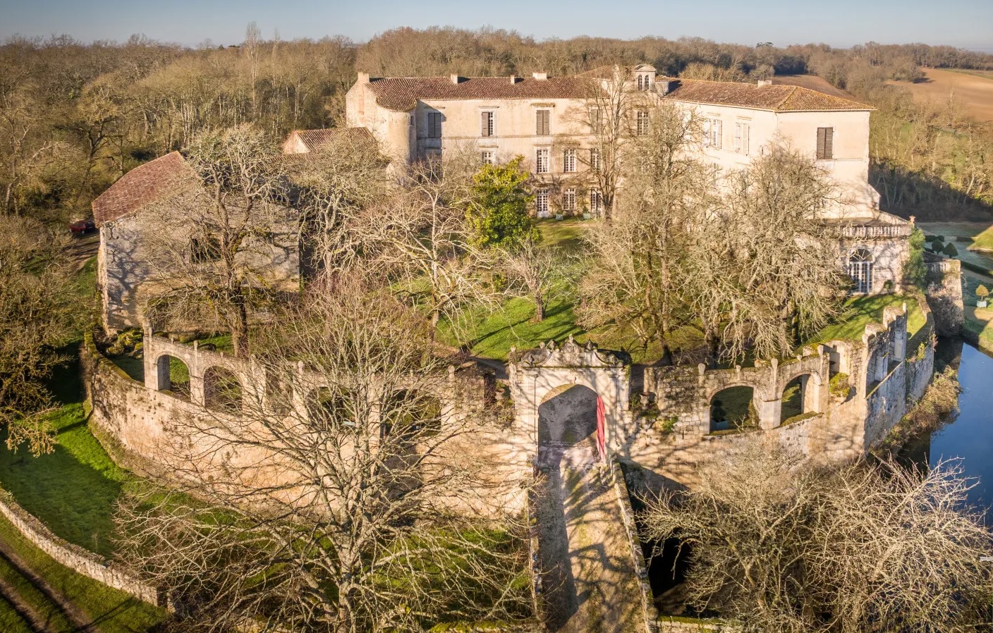 Scenic view of Château de Beaumont